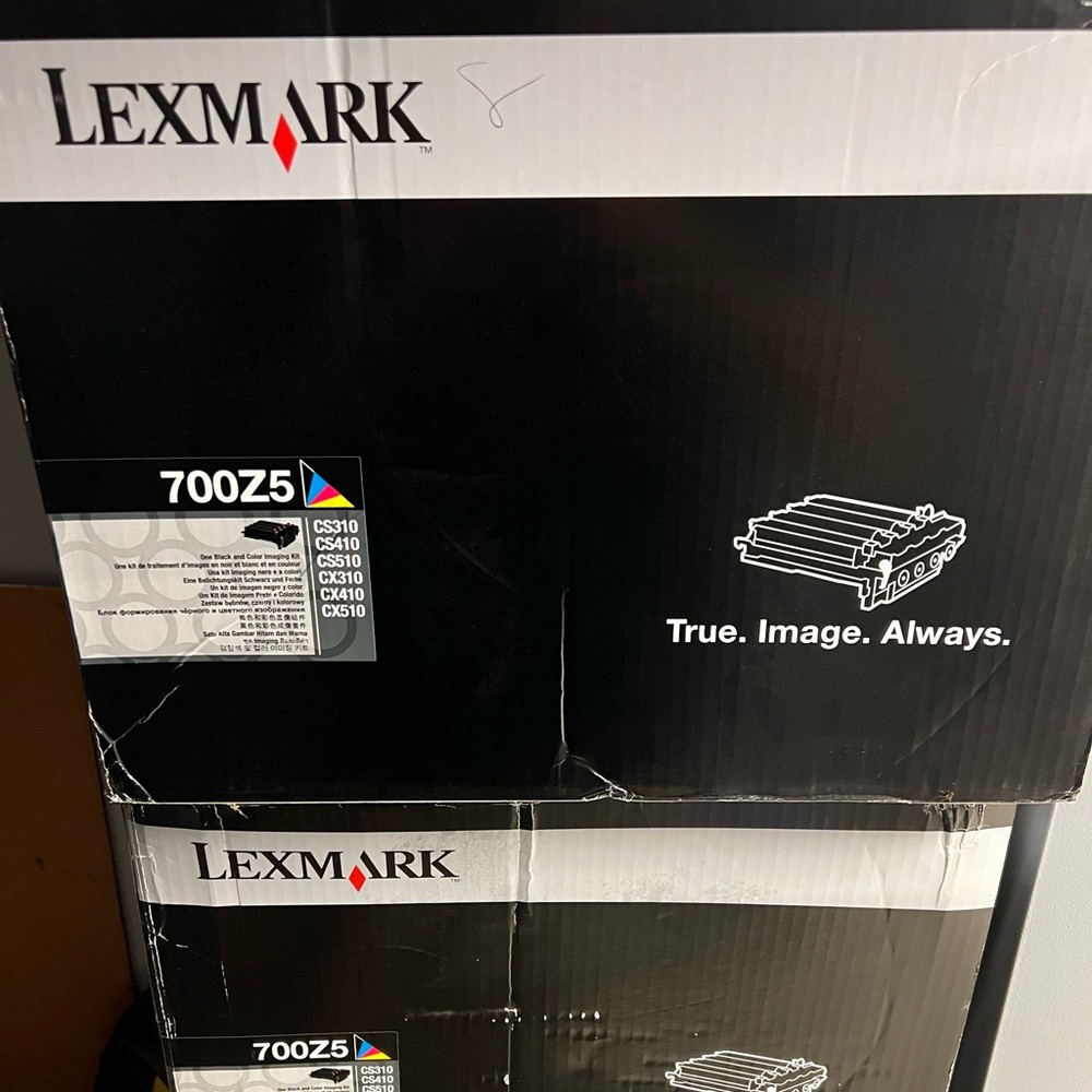Lexmark 70C0Z50 700Z5 Black & Color Imaging Kit